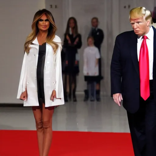 Prompt: child of donald trump and melania trump