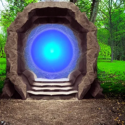Image similar to a portal to another dimension