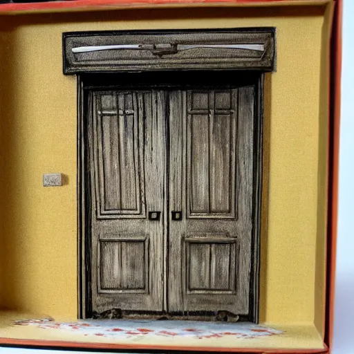 Image similar to endless doors diorama box