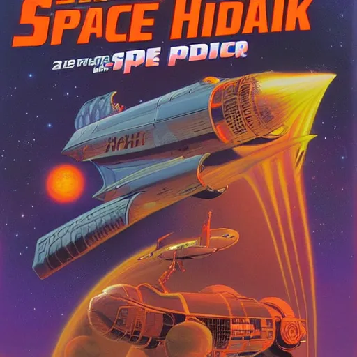 Prompt: Space Opera: 2104 by Greg Hildebrandt
