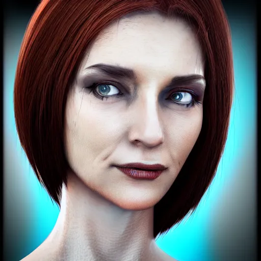 Prompt: portrait of a woman heavily modified by bionics, high detail, 4 k