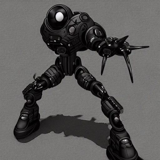 Image similar to render of the black sphere frorm gantz extremely detailed, made by wlop and maxwell boas