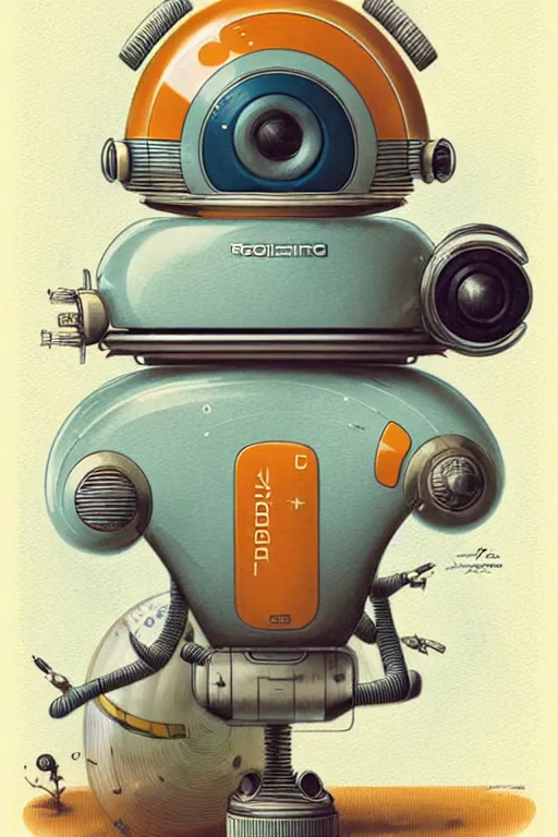 Image similar to 5 0's retro robotina, supersonic, muted colors. by jean - baptiste monge