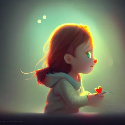 Image similar to very cute illustration for a children's book, digital art, detailed, rim light, exquisite lighting, clear focus, very coherent, soft lighting, character design, concept, atmospheric, dystopian, sci - fi, dark, trending on artstation, fog, sun flare