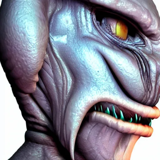 Prompt: alien realistic style 3 d