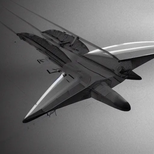 Prompt: blakes 7 liberator space craft flying low over a lake with relfections pencil sketch evening sunlight, ambient occlusion cinematic volumetric clouds