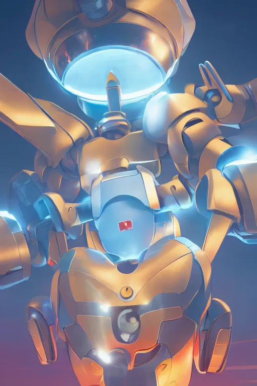 Image similar to metabots medabots medarotto medarot robot minimalist comics, behance hd by jesper ejsing, by rhads, makoto shinkai and lois van baarle, ilya kuvshinov, rossdraws global illumination ray tracing hdr radiating a glowing aura