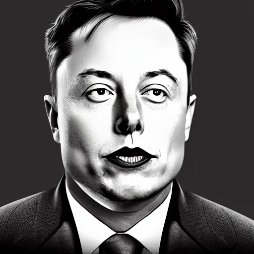 Prompt: digital art of anthropomorphic potato shaped elon musk photorealistic photoshop 4 k