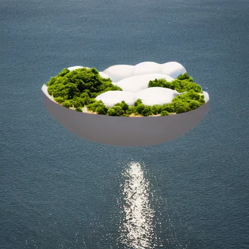 Prompt: floating islands in the sky