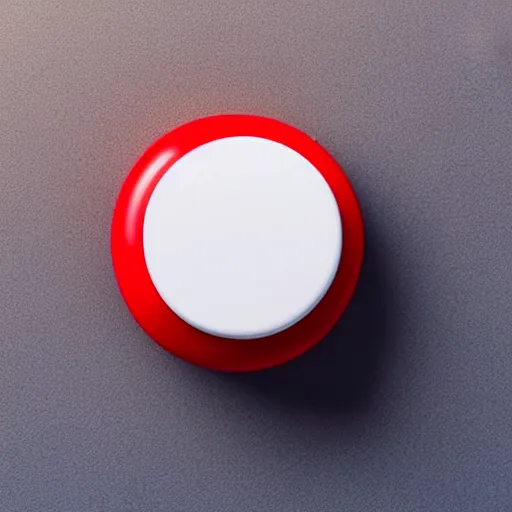 Image similar to Very tiny red alarm clock that looks like the iOS emoji and has the same colors, 3D clay render, 4k UHD, white background, isometric top down left view, diffuse lighting, zoomed out very far