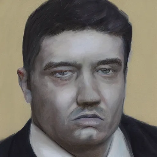 Prompt: photorealistic portrait of the greatest conman of all time