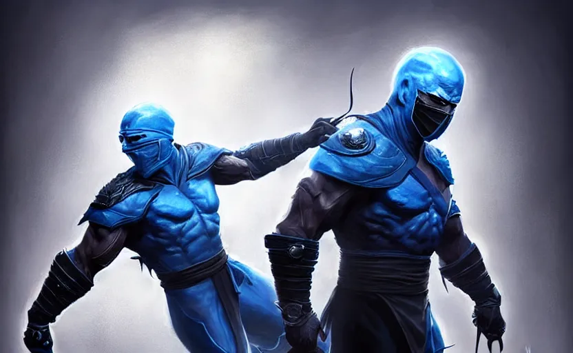 ArtStation - sub zero mortal kombat fatality