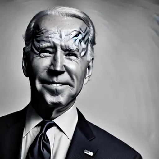 Prompt: joe biden full body portrait, muscular, body builder, black and white photography, hd, 4 k