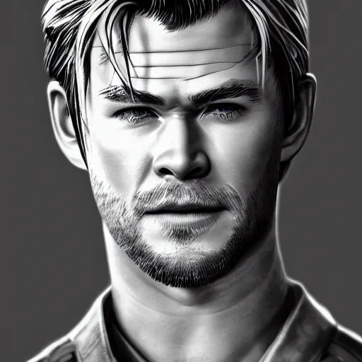 Prompt: Chris Hemsworth in an anime portrait style, intricate, detailed, photorealistic, trending on artstation, studio lighting, 4k, 8k