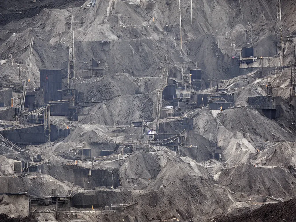 Image similar to coal mine, miners