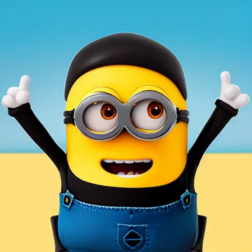 Prompt: despicable me minion nendroid figure