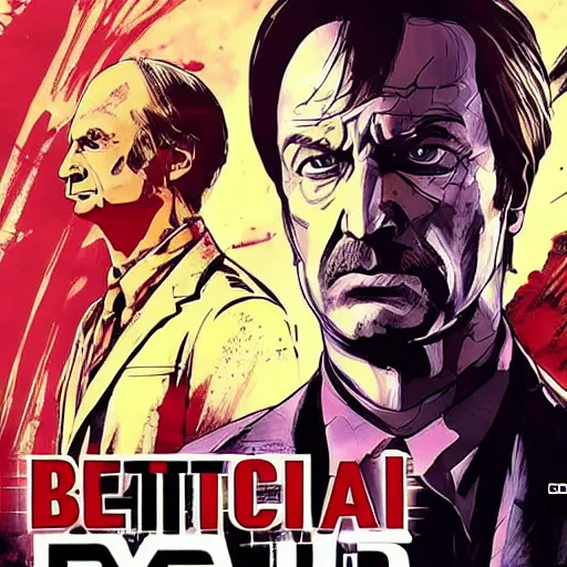 Image similar to better call saul by hideo kojima and yoji shinkawa