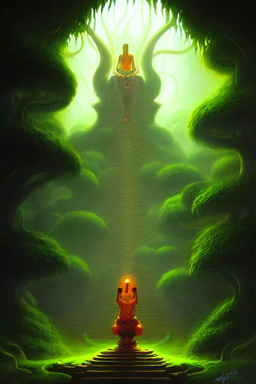 Image similar to The Ayahuasca Spirit, by Andreas Rocha