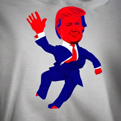 Image similar to !dream donald trump as a jiujitsu fighter wearing a gi