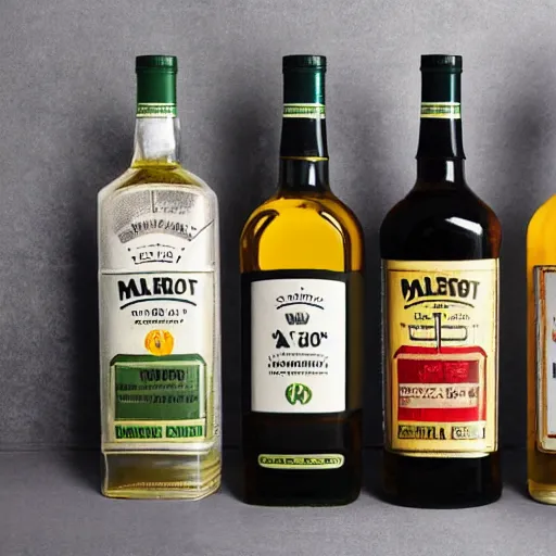 Prompt: malort branded food packaging