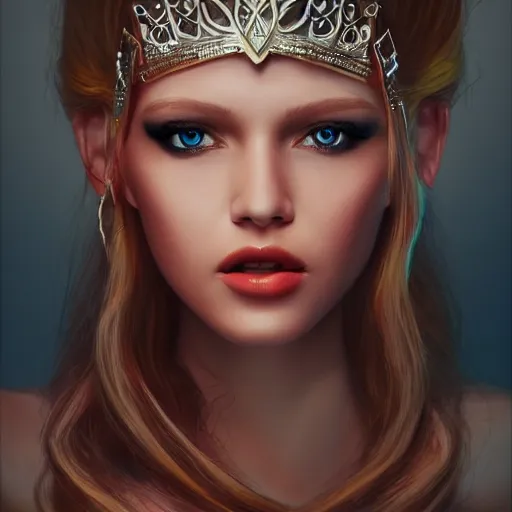 Prompt: Miss Sweden, 4k, artstation, cgsociety, award-winning, masterpiece, stunning, beautiful, glorious, powerful, fantasy art