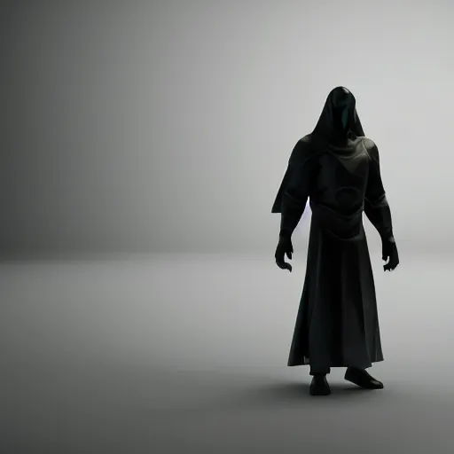 Prompt: An photo of dark fantasy grimdark ghost figure in dark gloomy empty office, 8k, ultra detail, volumetric lighting, unreal engine, octane render, ultra realistic, max quality, epic 35 mm lens shot, photorealism