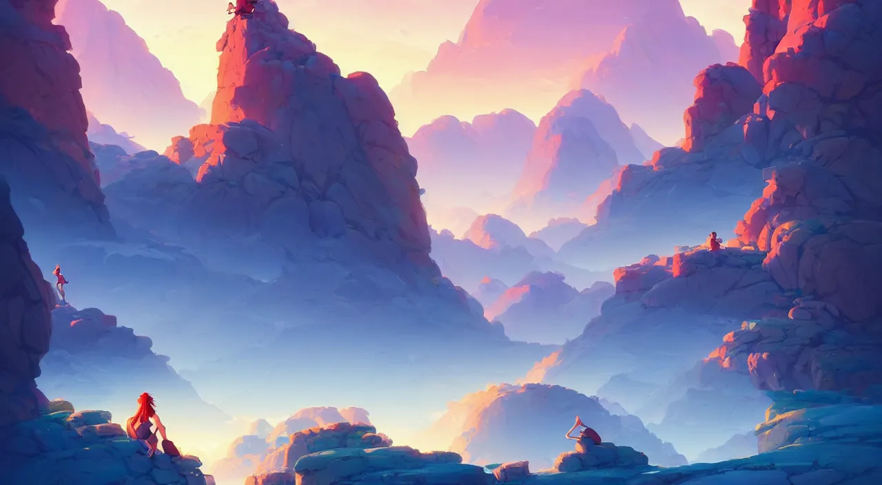 Prompt: beautiful summer landscape, in marble incrusted of legends heartstone official fanart behance hd by Jesper Ejsing, by RHADS, Makoto Shinkai and Lois van baarle, ilya kuvshinov, rossdraws global illumination