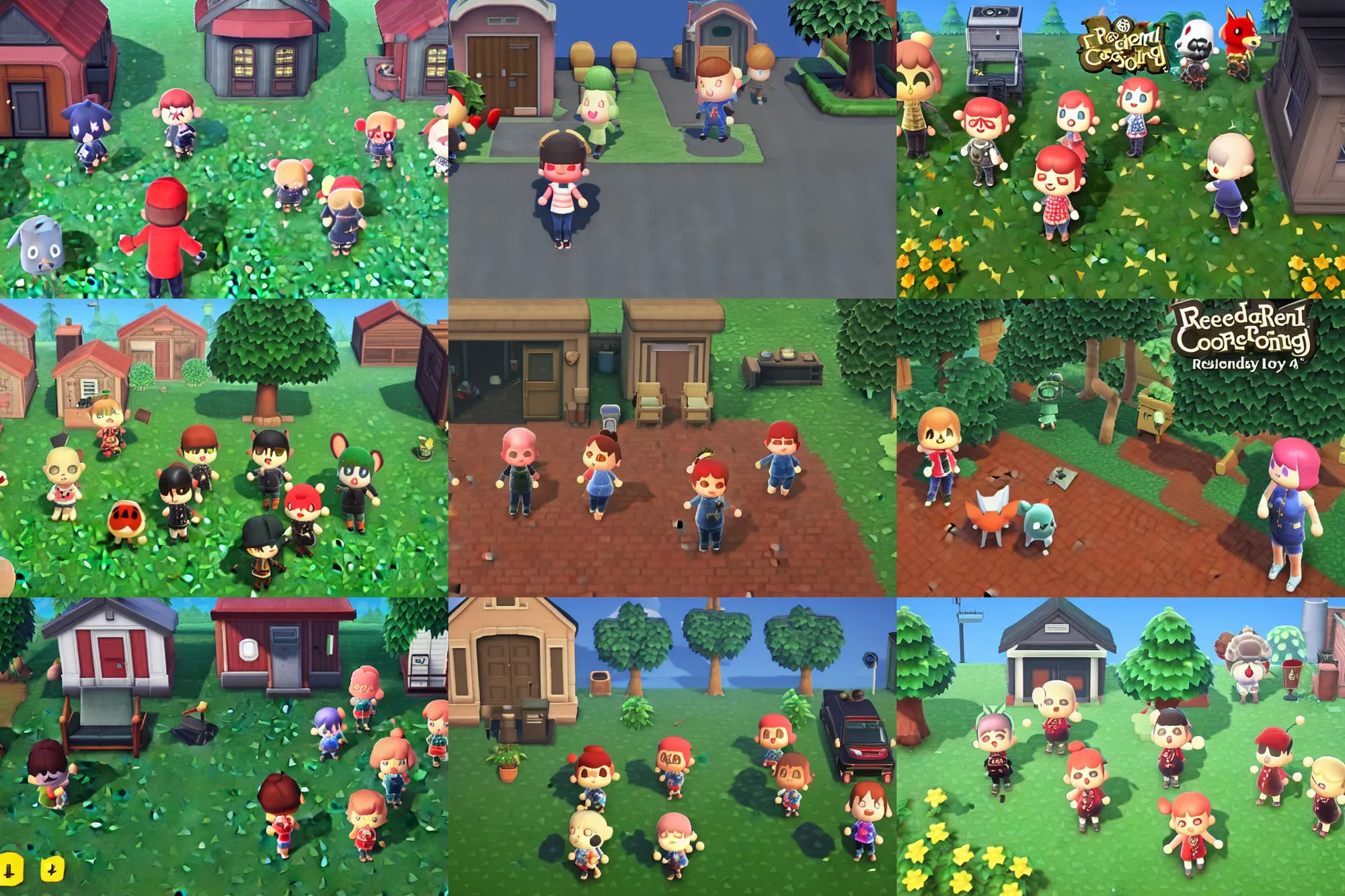Screenshot Of Resident Evil Animal Crossing Nintendo Stable 