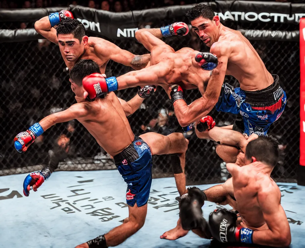 Image similar to chito vera knocks out dominick cruz via headkick, by annie leibovitz and steve mccurry, natural light, detailed face, canon eos c 3 0 0, ƒ 1. 8, 3 5 mm, 8 k, medium - format print