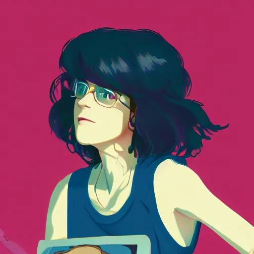 Prompt: portrait of ally sheedy in breakfast club, highschool background, rich vivid colors, ambient lighting, dynamic lighting, 4k, official media, anime key visual, makoto shinkai, ilya kuvshinov, lois van baarle, rossdraws, detailed, trending on artstation