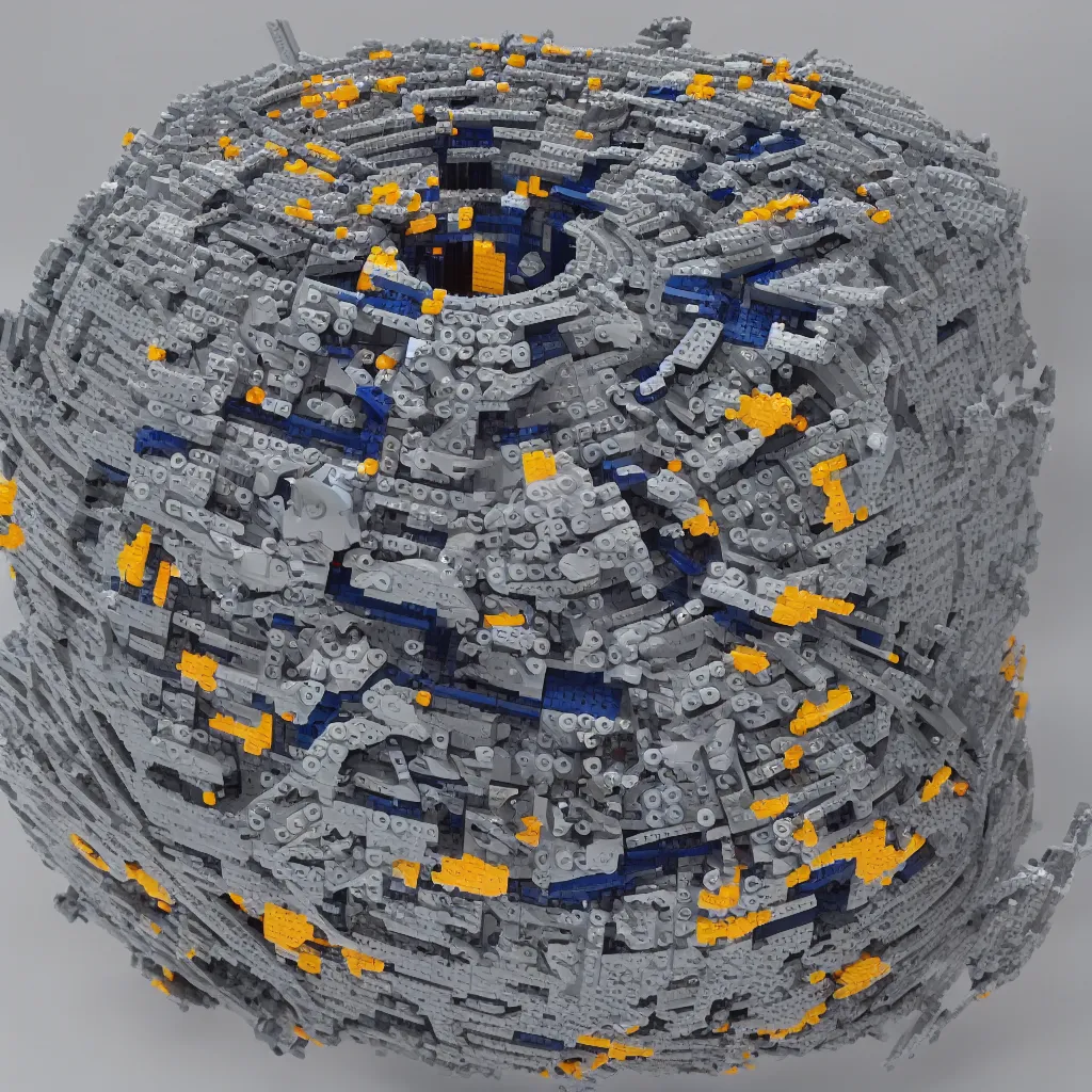 Image similar to dyson sphere lego set