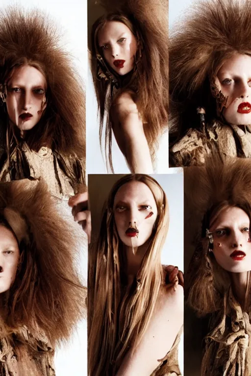 margiela campaign featuring ark bumpy roose as a | Stable Diffusion ...