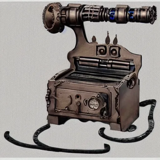 Image similar to steampunk copy machine