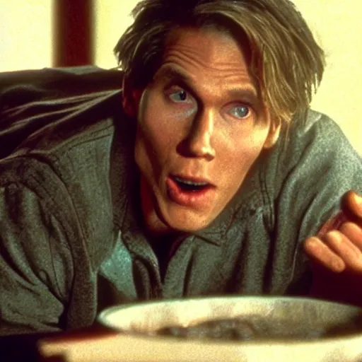 Image similar to Live Action Still of Jerma in Poltergeist, real life, hyperrealistic, ultra realistic, realistic, highly detailed, epic, HD quality, 8k resolution, body and headshot, film still