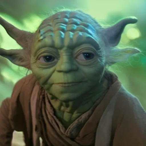 Image similar to film still of yoda in pirates of the caribbean movie 4 k