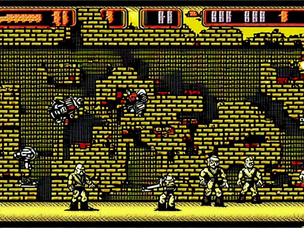 Image similar to fallout 2 on nes nintendo console screenshot ctr tv