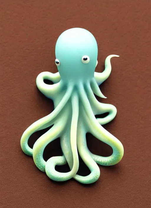 Image similar to 80mm resin detailed miniature of cute octopus, Product Introduction Photos, 4K, Full body, simple background