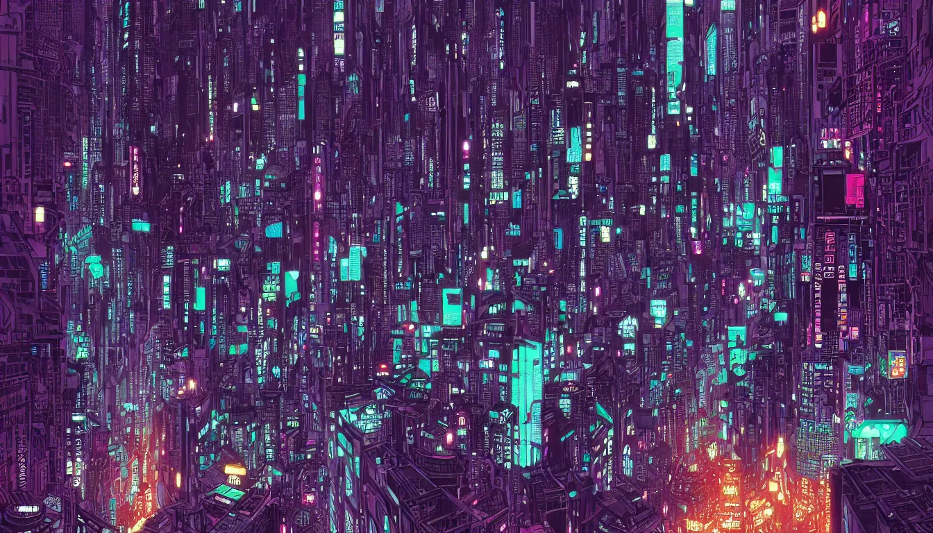 Image similar to colorful!!! blade runner by laurie greasley, tron city by josan gonzalez, akira, ultraclear intricate, sharp focus, highly detailed digital painting illustration, concept art, masterpiece