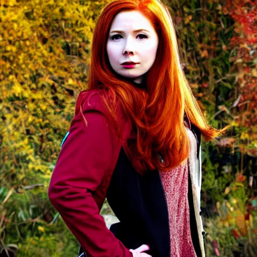Prompt: Amy Pond as a Time Lord by Alice X. Zhang