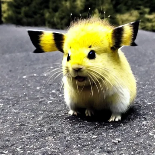 Image similar to pika sneezing