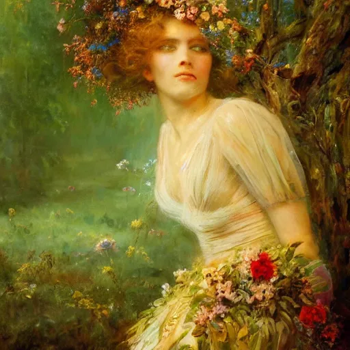 Prompt: today I am thinking about trees oil on canvas, by Hans Zatzka, trending on artstation, masterpiece, detailed, beautiful light, 8K