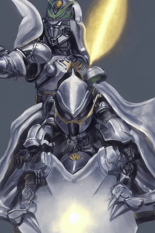 Image similar to helmet armor guardian destiny in witch queen illumination ray tracing hdr fanart arstation by sung choi robot ninja mask and eric pfeiffer and gabriel garza and casper konefal