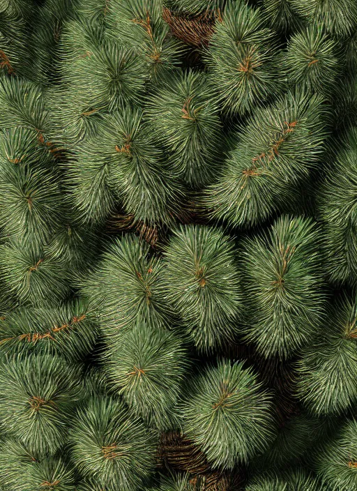 Image similar to extra furry and hairy pinetree, realistic, 4 k, sharp focus, hyperrealistic, global illumination, raytracting