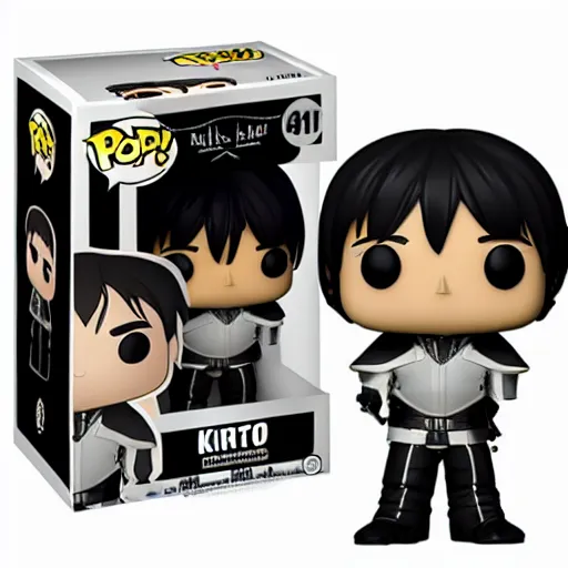 Image similar to funko pop of Kirito