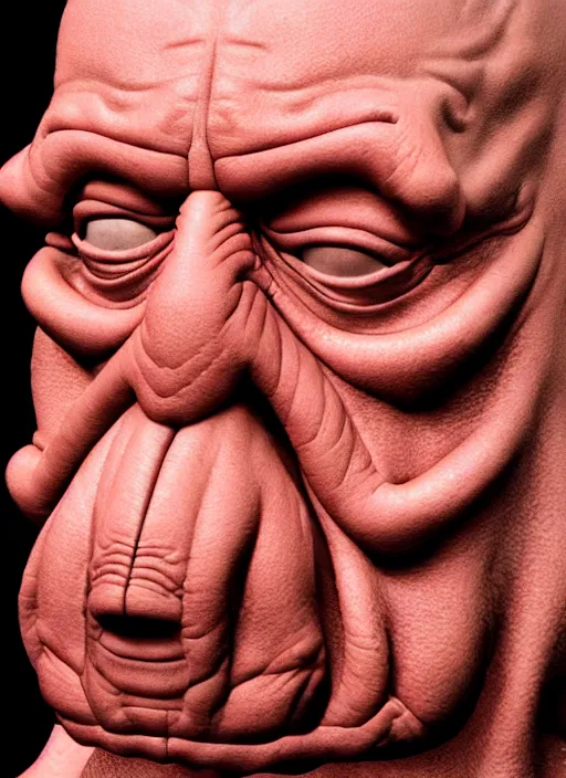 Image similar to photorealistic 3 0 0 0 ( dr. john a. zoidberg ), portrait photography feroflex photorealistic studio lighting ektachrome detailed intricate face details, ultradetails, beautiful face, realistic shaded perfect face, extremely fine details