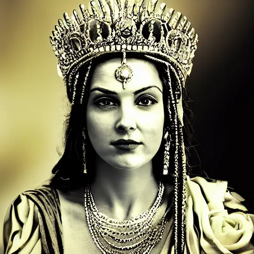 Image similar to godess queen, photograph