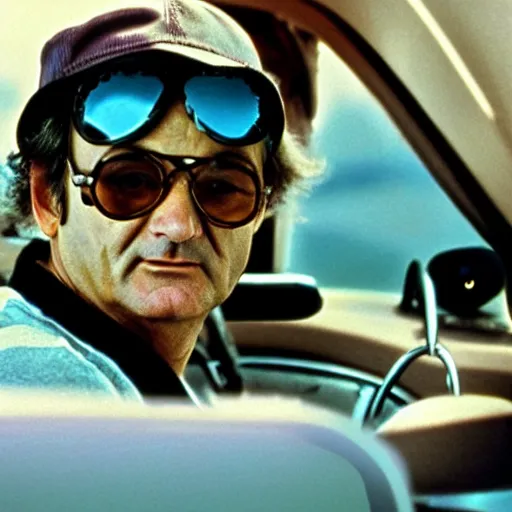 Image similar to bill murray in fear and loathing