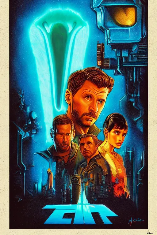 Prompt: disney pixar, in the style of johan grenier and john picacio and alan m. clark, trending on artstation, bioluminescence tilt - shift blade runner 2 0 4 9, crayon art, futuresynth, splash art, post - minimalism