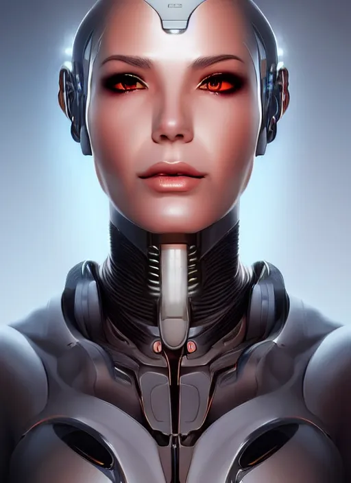 Prompt: portrait of a cyborg woman by Artgerm, (((((face turns left))))) (((((((face turns right))))))), eyes closed , biomechanical, hyper detailled, trending on artstation