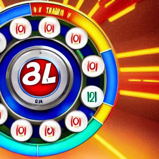 Image similar to broadcast still of wheel of fortune board with 4 empty spaces